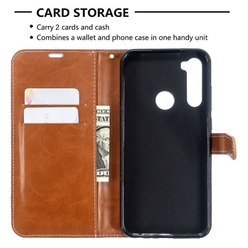 Pouzdra Na Xiaomi Redmi Note 8T Flipové Pouzdro Látkové Potahové Fólie