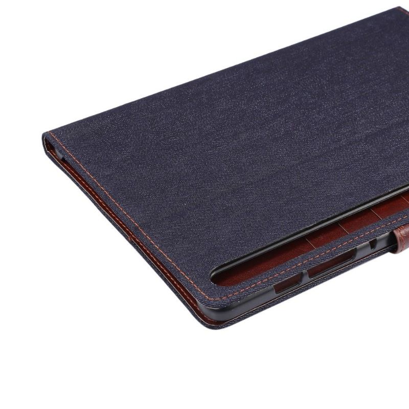 Flipové Pouzdro Na Samsung Galaxy Tab S7 Látkový Potah