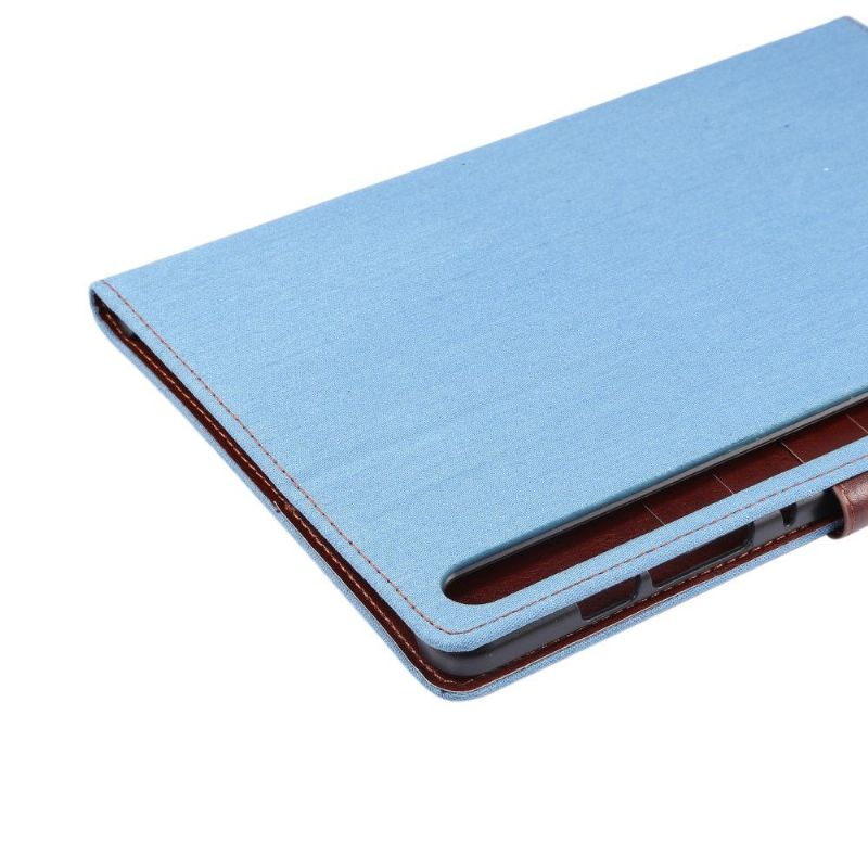 Flipové Pouzdro Na Samsung Galaxy Tab S7 Látkový Potah