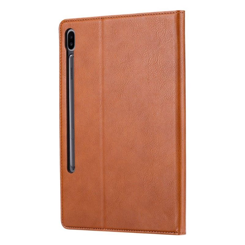 Kožené Pouzdro Na Samsung Galaxy Tab S7 Stojanový Držák Karty