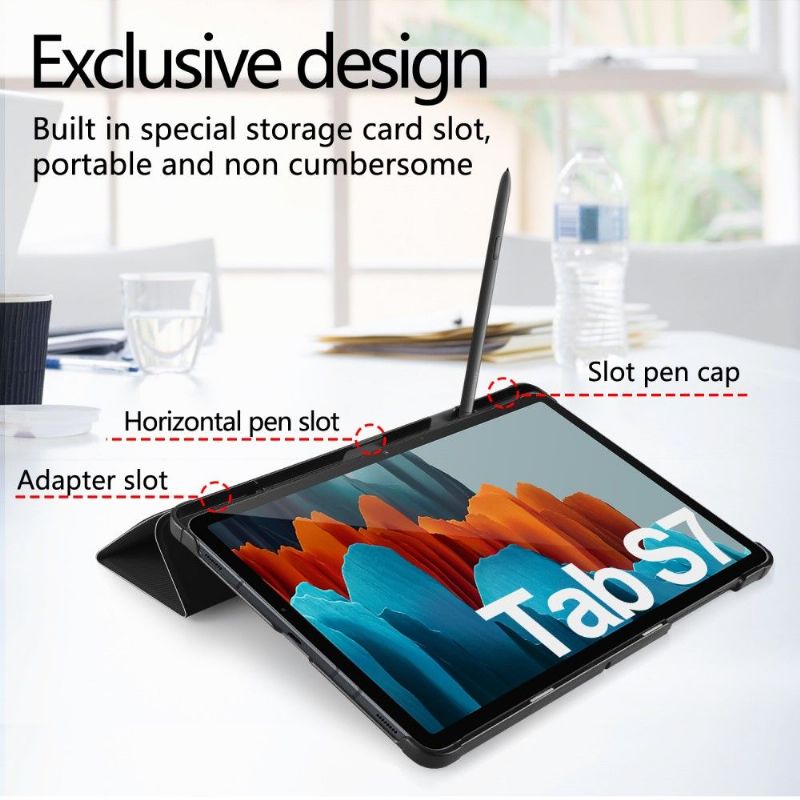Kryty Na Mobil Na Samsung Galaxy Tab S7 Flipové Pouzdro Chytrý