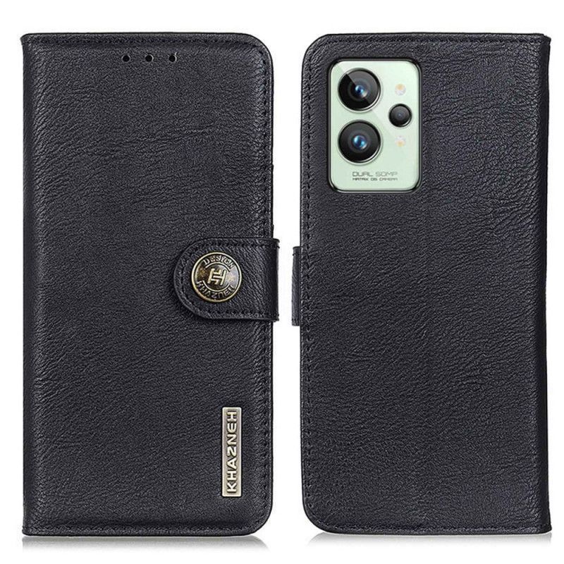 Flipové Pouzdro Na Realme GT2 Pro Imitace Kůže Khazneh
