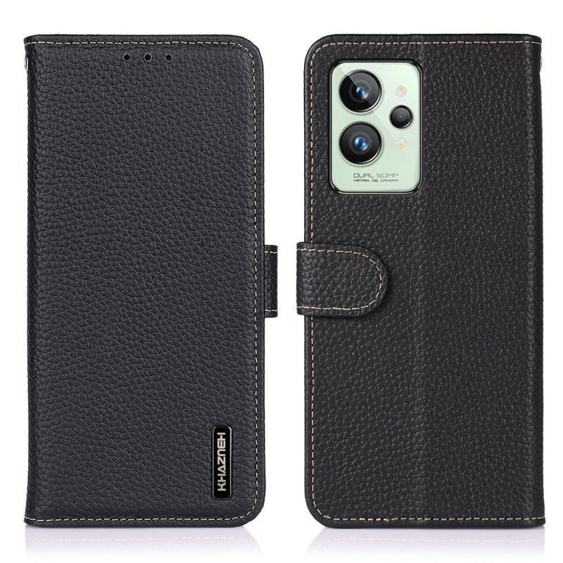 Flipové Pouzdro Na Realme GT2 Pro Khazneh Liči Kůže