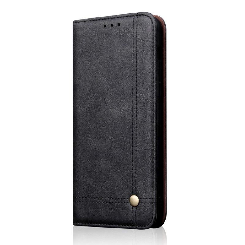 Kožené Pouzdro Folio Na Samsung Galaxy A50 Nebeské Chytré Retro