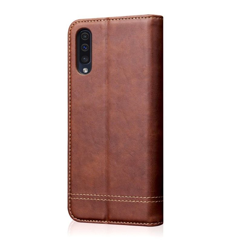 Kožené Pouzdro Folio Na Samsung Galaxy A50 Nebeské Chytré Retro
