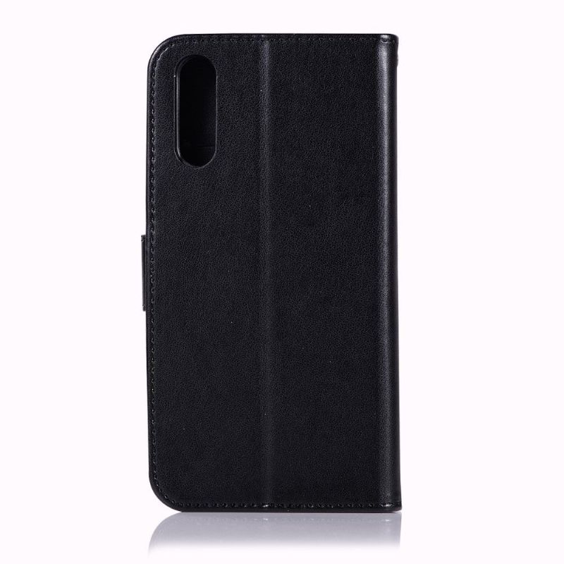 Kožené Pouzdro Folio Na Samsung Galaxy A50 Sova Lapač Snů
