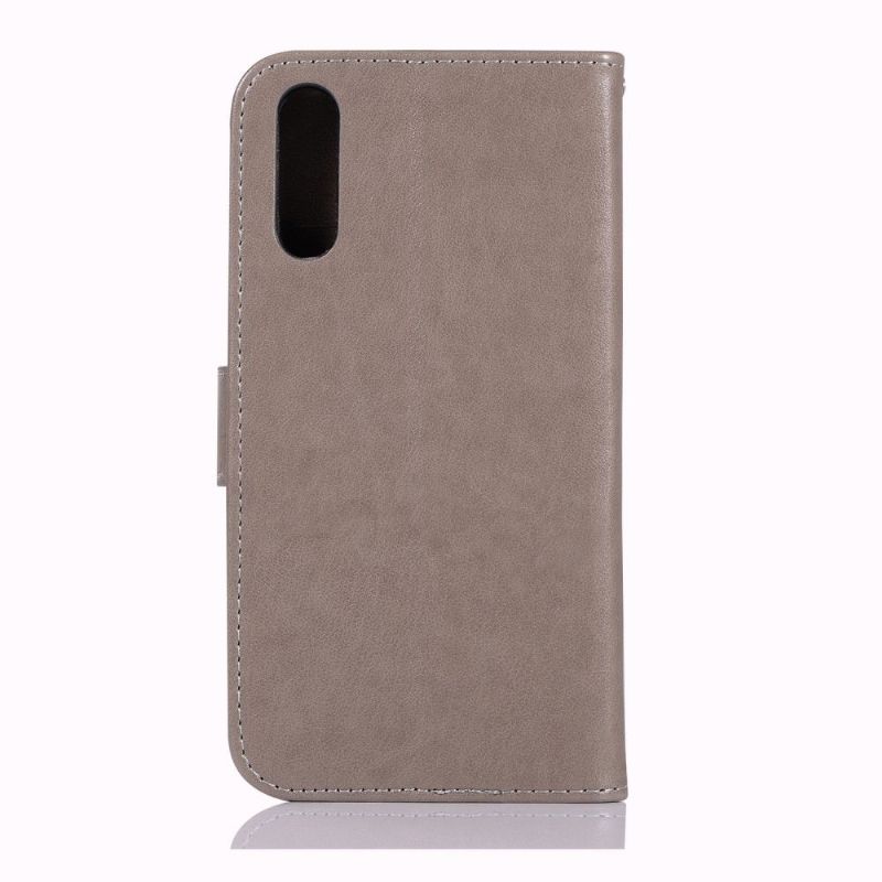 Kožené Pouzdro Folio Na Samsung Galaxy A50 Sova Lapač Snů