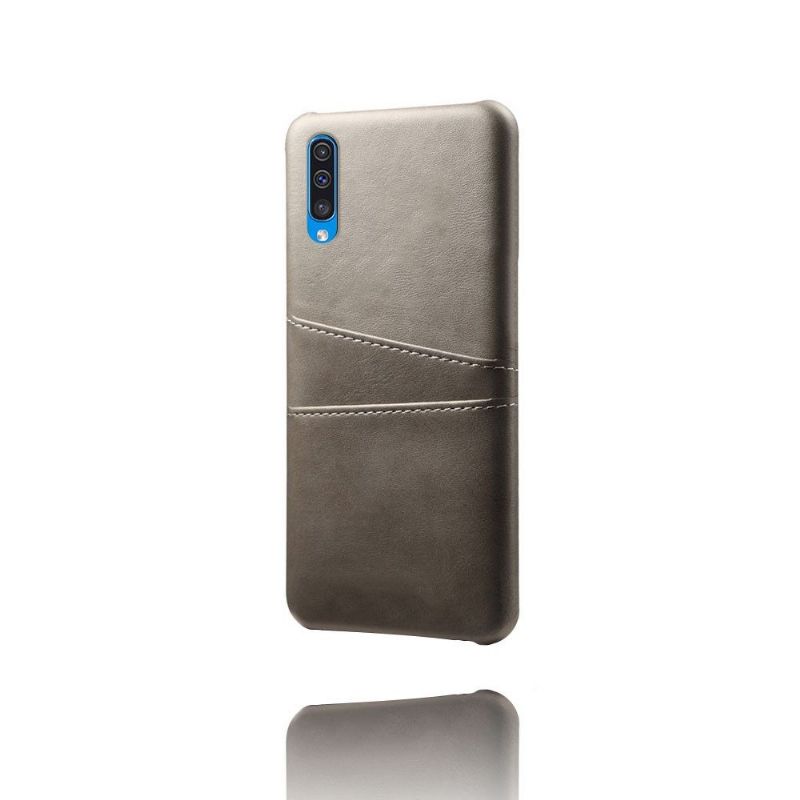 Kryt Na Samsung Galaxy A50 Držák Melodické Karty S Koženými Efekty