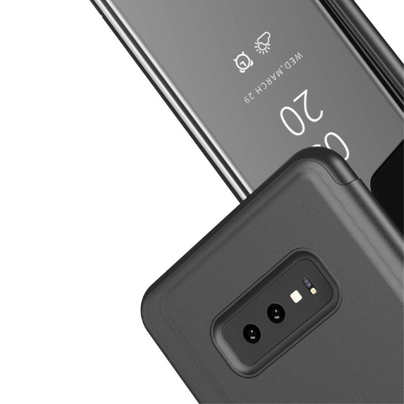 Kryt Na Samsung Galaxy A50 Flipové Pouzdro Zrcadlový Efekt