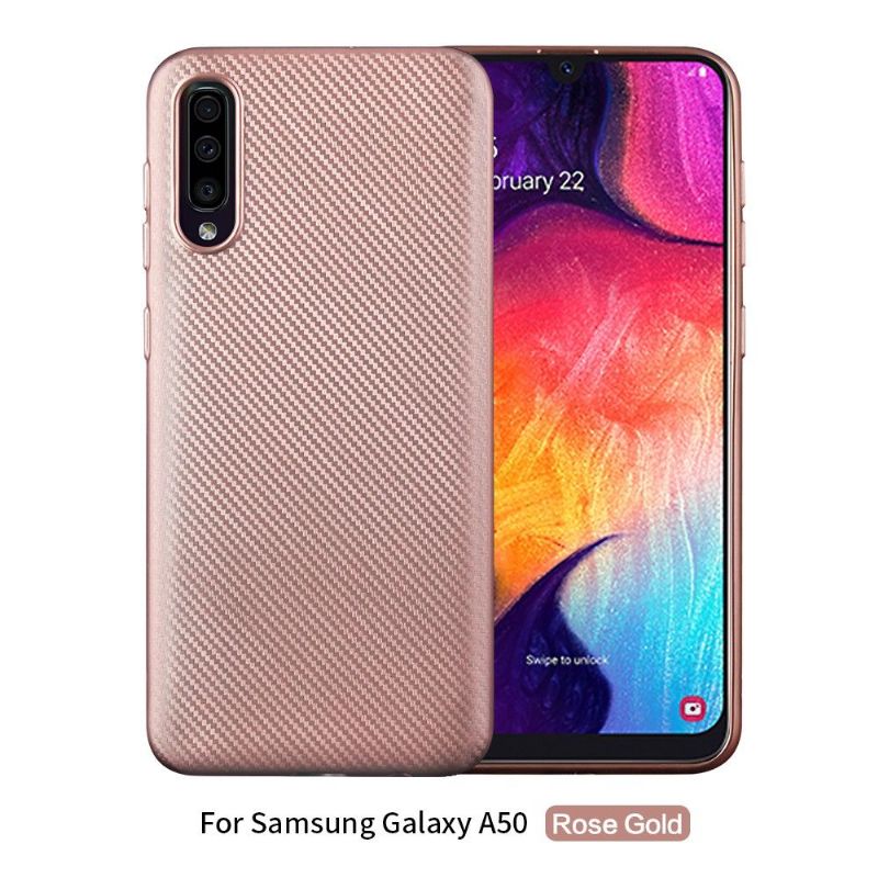 Kryt Na Samsung Galaxy A50 Povlak Z Uhlíkových Vláken