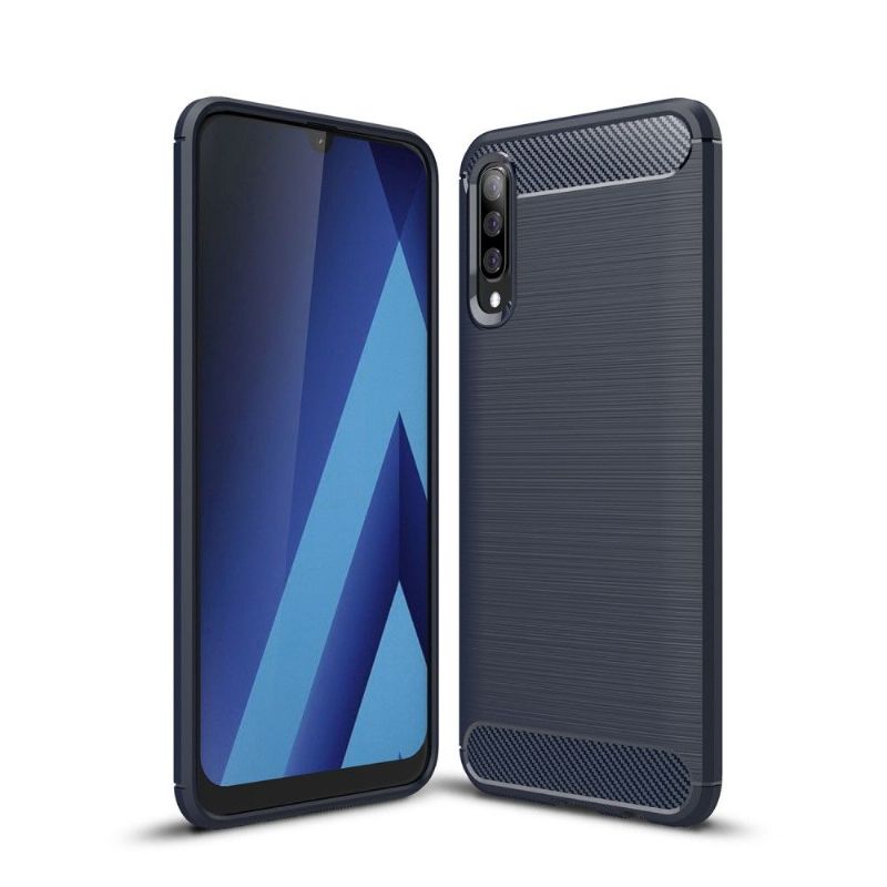 Kryt Na Samsung Galaxy A50 Uhlíkový Kartáčovaný Gel
