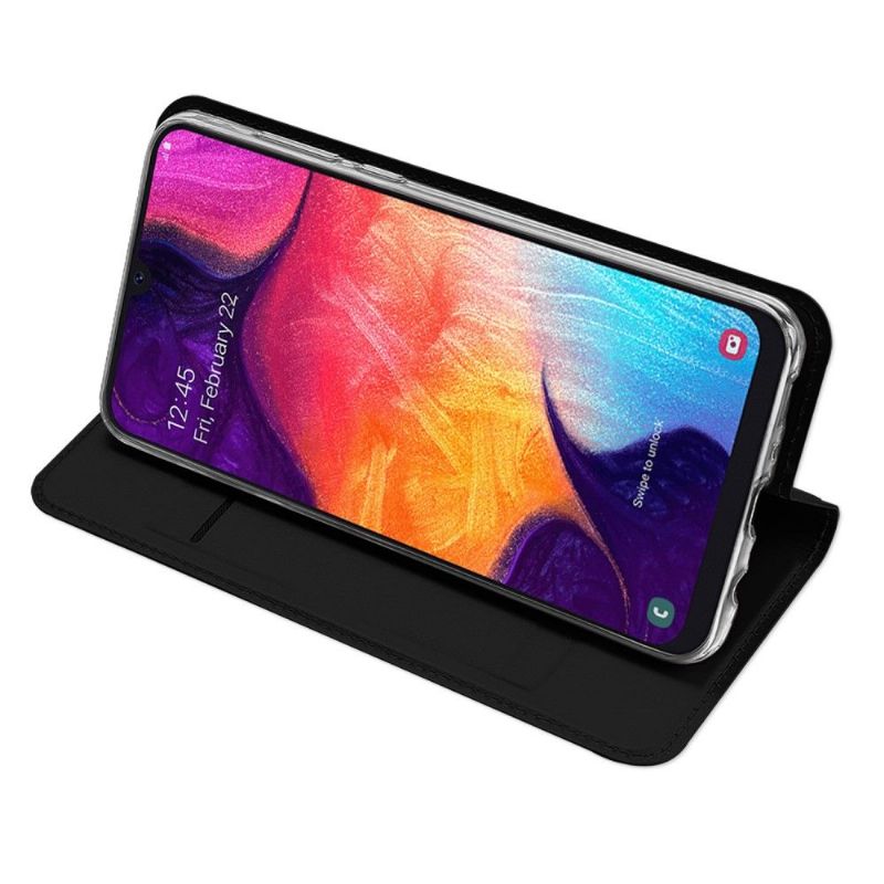 Pouzdra Na Samsung Galaxy A50 Obchodní Imitace Kůže
