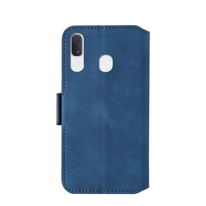 Flipové Pouzdro Na Samsung Galaxy A20e Retro Kožený Efekt