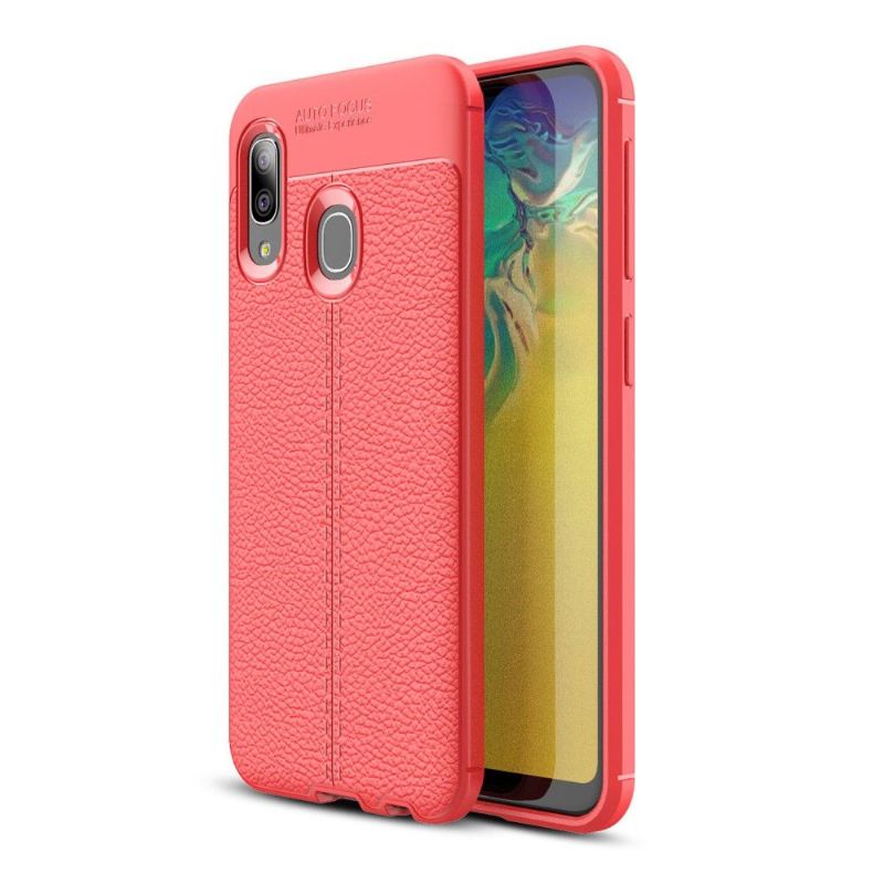 Kryt Na Samsung Galaxy A20e Gel Pro Konečnou Úpravu Umělé Kůže