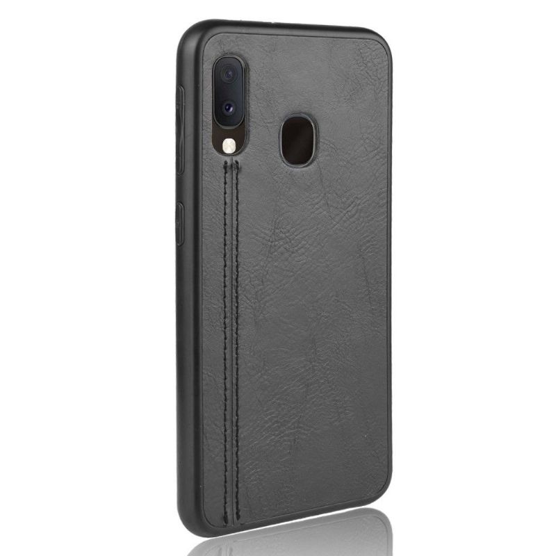 Kryt Na Samsung Galaxy A20e Kožený Efekt