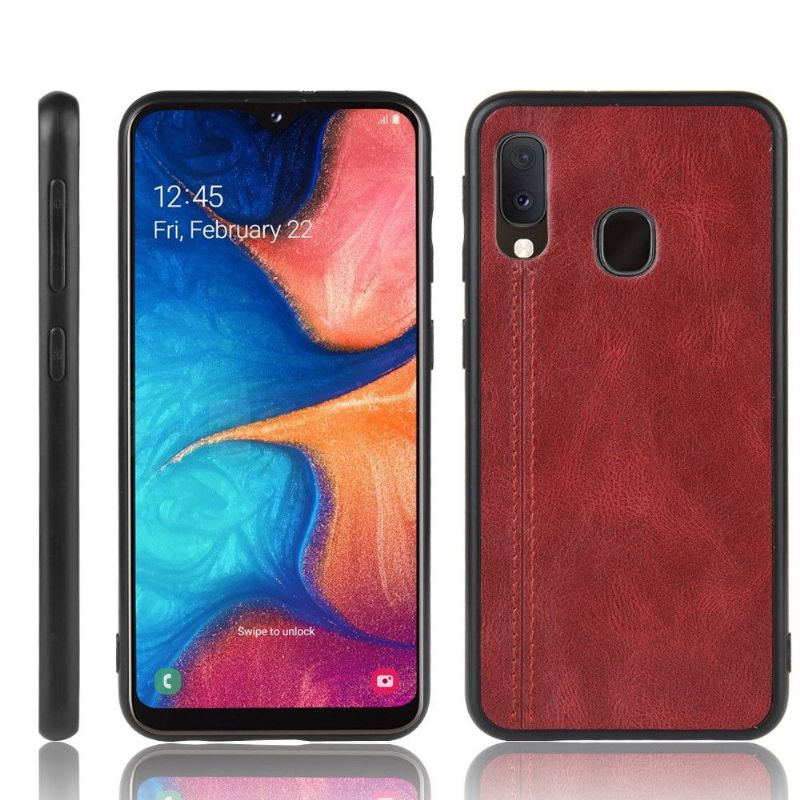 Kryt Na Samsung Galaxy A20e Kožený Efekt