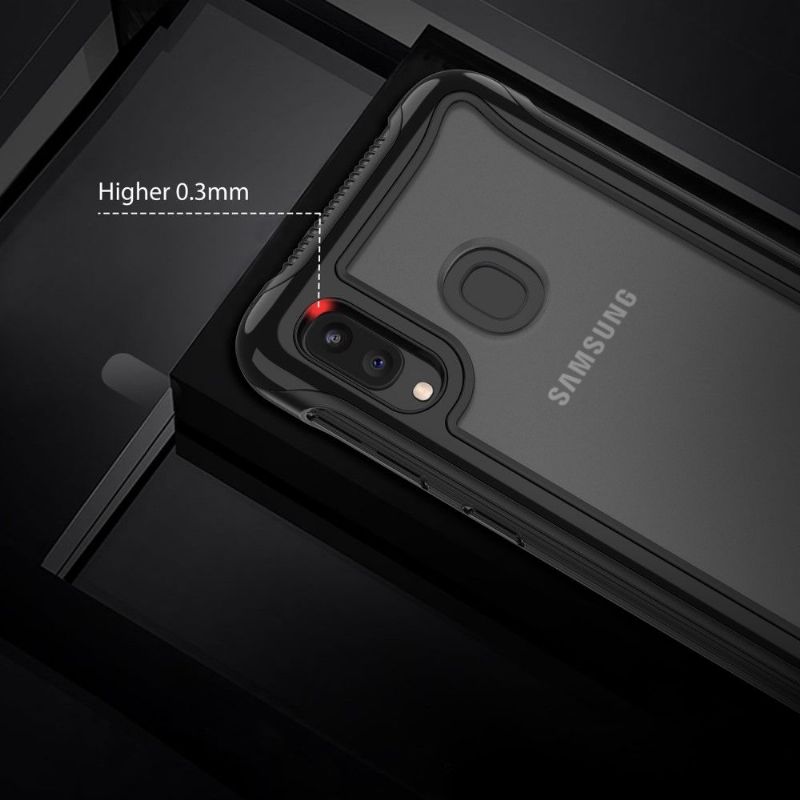 Kryt Na Samsung Galaxy A20e Průhledný Obrys V Barvě