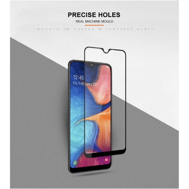 Samsung Galaxy A20E – Ochranné Tvrzené Sklo V Plné Velikosti – Černá