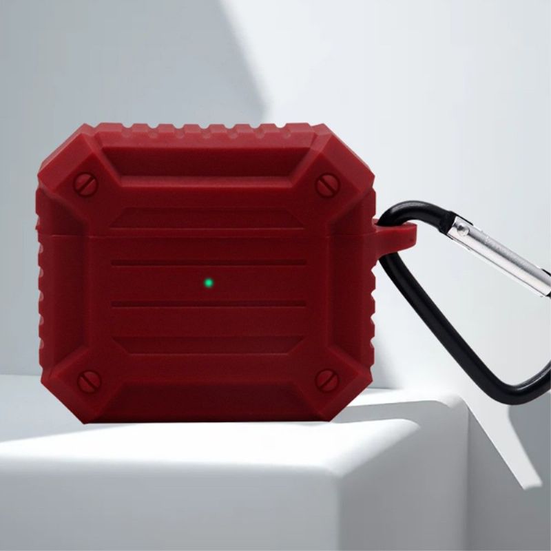 Vyztužené Silikonové Pouzdro Airpods 3 S Karabinou