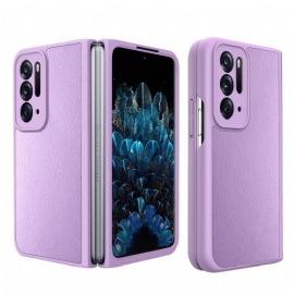 Kryt Na Oppo Find N Kožené Provedení Litchi S Ochranou Obrazovky