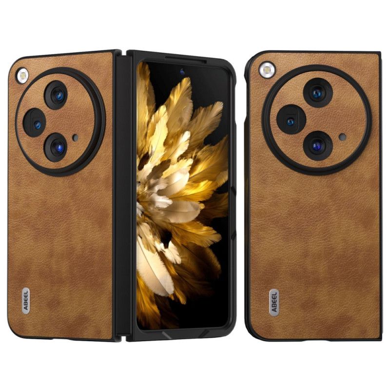 Kryt Oneplus Open Litchi Abeel Z Umělé Kůže