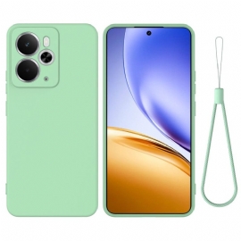 Kryt Realme 14t 5g Řemínek Z Tekutého Silikonu