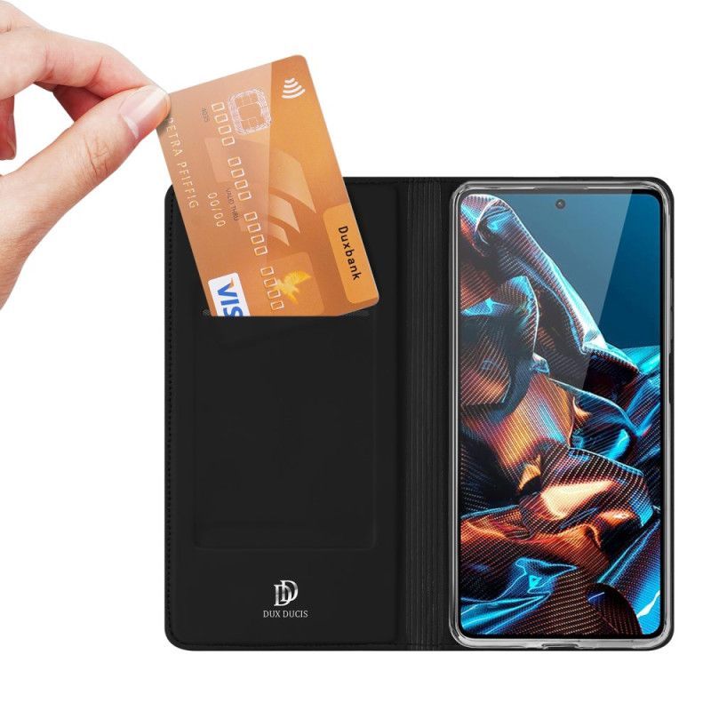 Kryty Na Mobil Na Poco X5 Pro 5G Flipové Pouzdro Skin Pro Dux Ducis