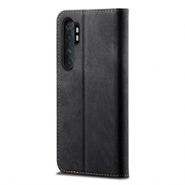 Flipové Pouzdro Na Xiaomi Mi Note 10 Lite Džíny Ve Stylu Giulia