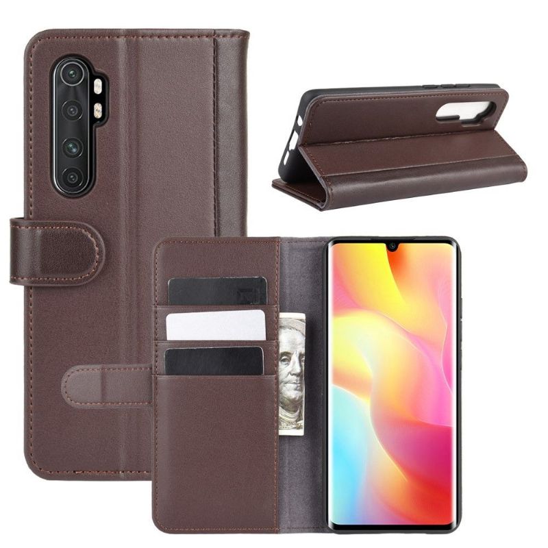 Flipové Pouzdro Na Xiaomi Mi Note 10 Lite Prémiová Kůže