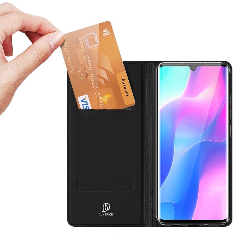 Flipové Pouzdro Na Xiaomi Mi Note 10 Lite Saténový Povlak