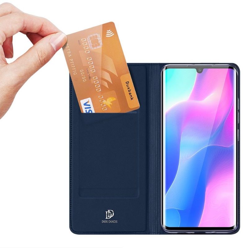 Flipové Pouzdro Na Xiaomi Mi Note 10 Lite Saténový Povlak