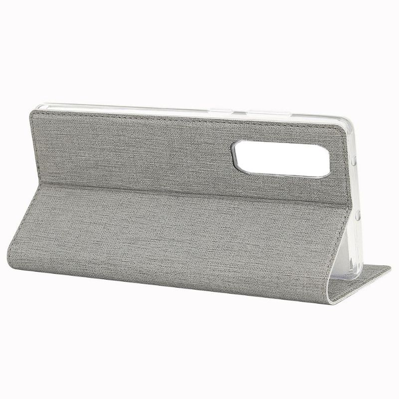 Kožené Pouzdro Na Xiaomi Mi Note 10 Lite Funkce Podpory Rovnátek