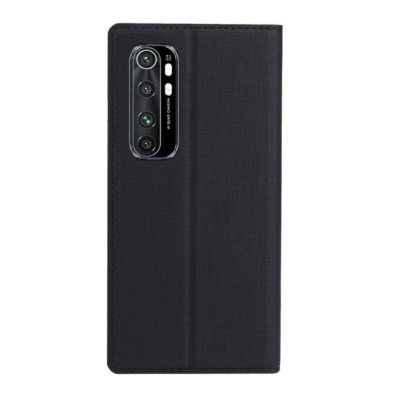 Kožené Pouzdro Na Xiaomi Mi Note 10 Lite Funkce Podpory Rovnátek