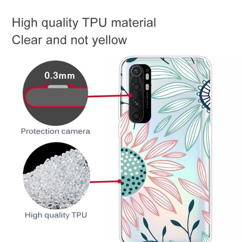 Kryt Na Xiaomi Mi Note 10 Lite Květiny Sedmikrásky