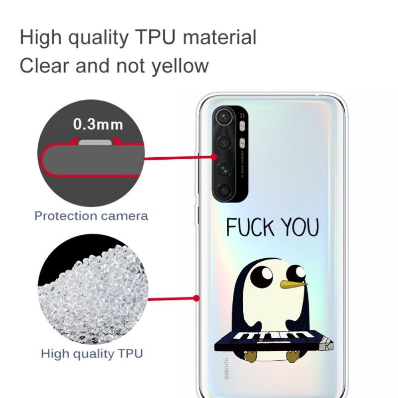 Kryt Na Xiaomi Mi Note 10 Lite Piano S Tučňákem