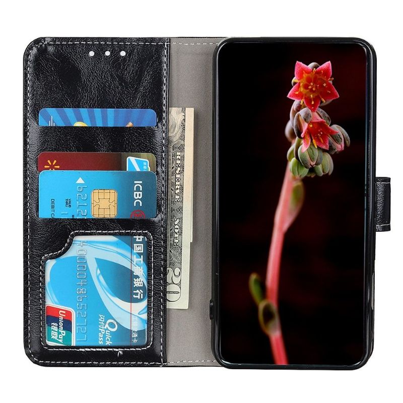 Pouzdra Na Xiaomi Mi Note 10 Lite Prošívání S Luxusním Koženým Efektem
