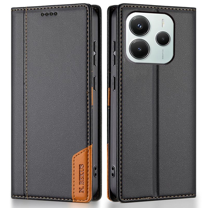 Kožené Pouzdro Folio Xiaomi Redmi Note 14 5g N.bekus