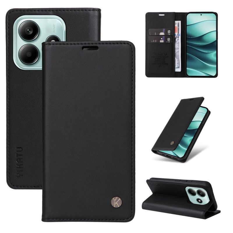 Kožené Pouzdro Folio Xiaomi Redmi Note 14 5g Ykatu
