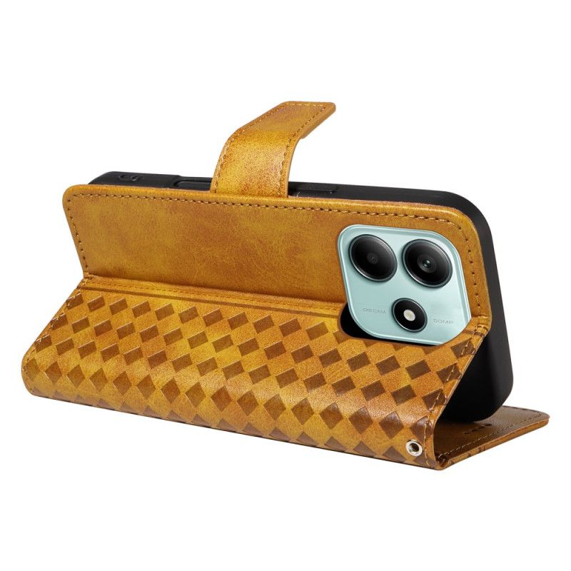 Kožený Kryt Na Xiaomi Redmi Note 14 5g Elegantní