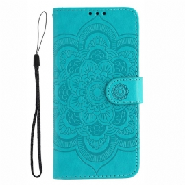Kožený Kryt Xiaomi Redmi Note 14 5g Designová Mandala