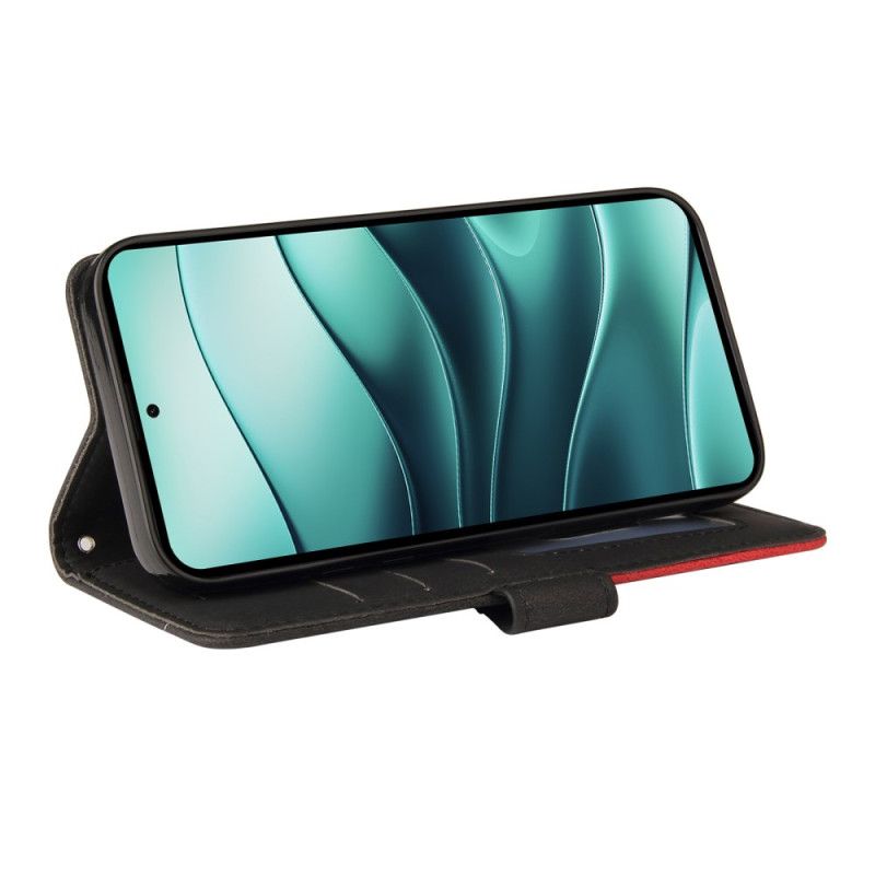 Kožený Kryt Xiaomi Redmi Note 14 5g Dvoubarevná Grafika