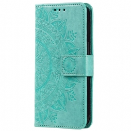 Kožený Kryt Xiaomi Redmi Note 14 5g Mandala Slunce