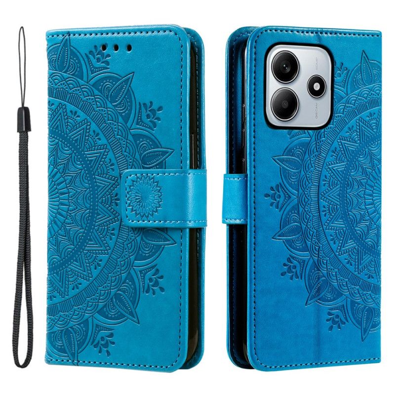 Kožený Kryt Xiaomi Redmi Note 14 5g Mandala Slunce