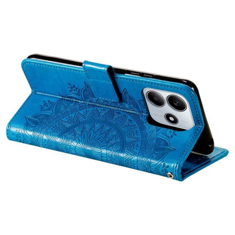 Kožený Kryt Xiaomi Redmi Note 14 5g Mandala Slunce