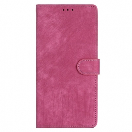 Kožený Kryt Xiaomi Redmi Note 14 5g Semišový Efekt S Popruhem