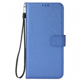 Kožený Kryt Xiaomi Redmi Note 14 5g Textura Diamantu