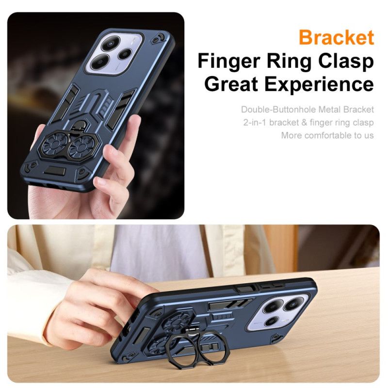 Kryt Xiaomi Redmi Note 14 5g Držák Na Prsteny S Kovovým Efektem