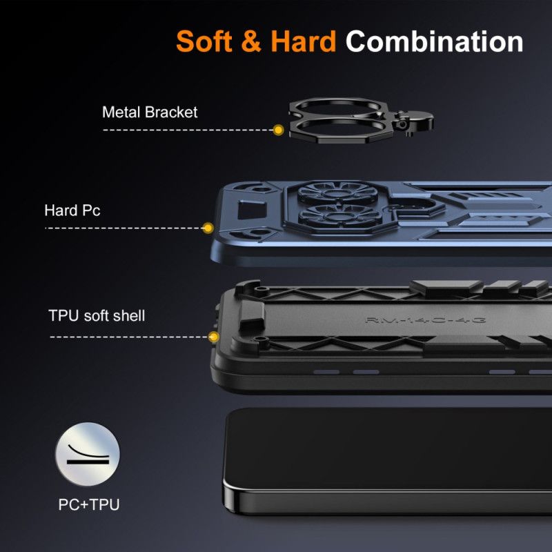 Kryt Xiaomi Redmi Note 14 5g Držák Na Prsteny S Kovovým Efektem