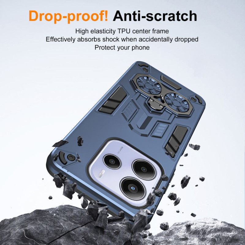 Kryt Xiaomi Redmi Note 14 5g Držák Na Prsteny S Kovovým Efektem