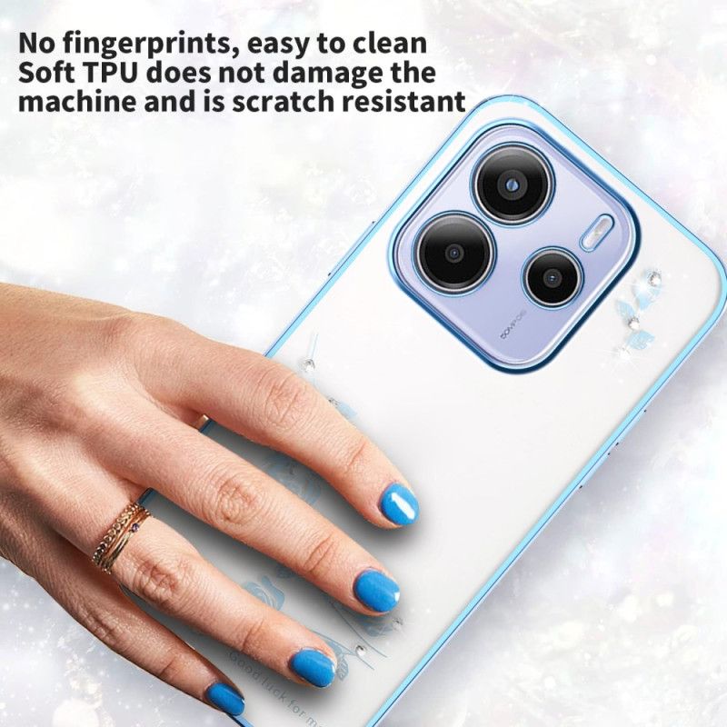 Kryt Xiaomi Redmi Note 14 5g Kadem Květiny A Kamínky